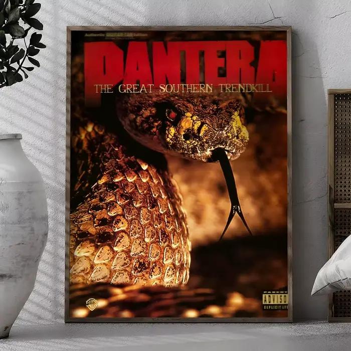 Affiche de groupe de Rock classique P-Pantera