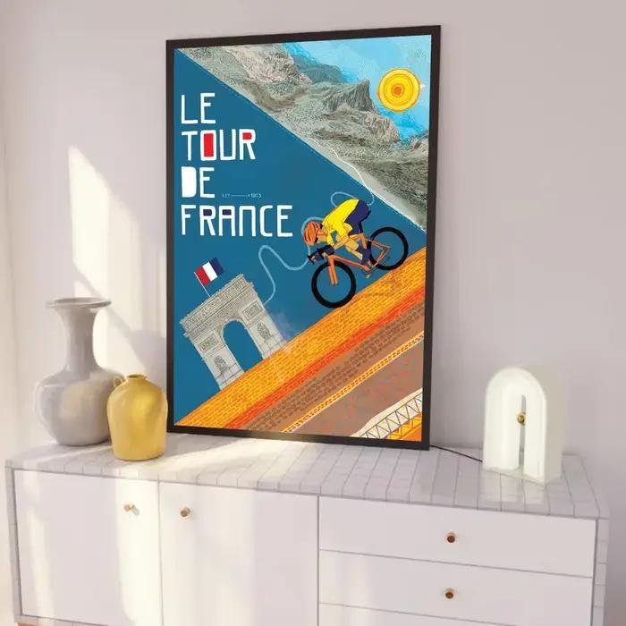 Affiche de vélo Vintage