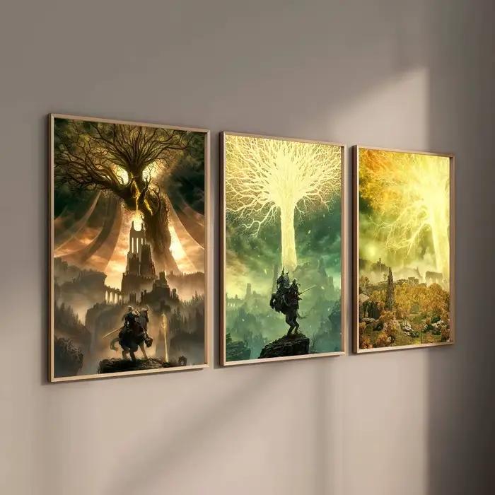 Affiche d'anneau de jeu e-oldens