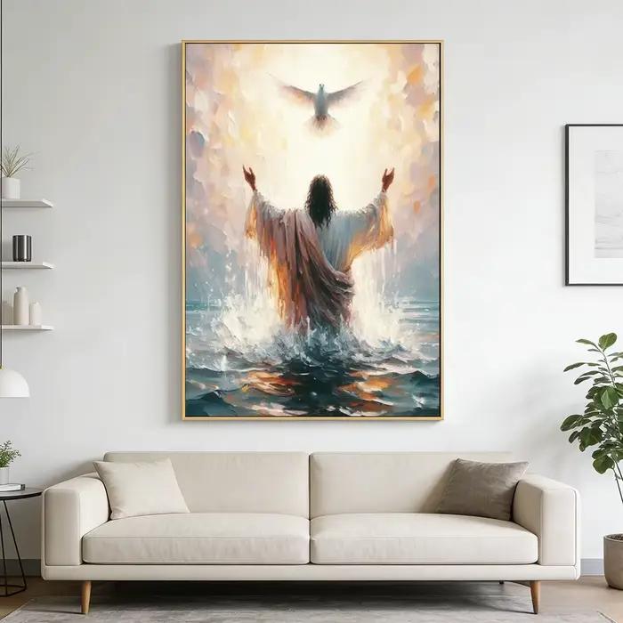 Tableau sur toile Jésus marchant sur l'eau