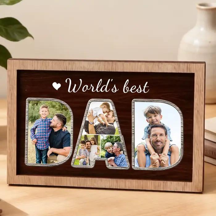Cadre photo personnalisé pour papa