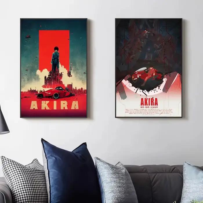 Affiche de film animé japonais classique