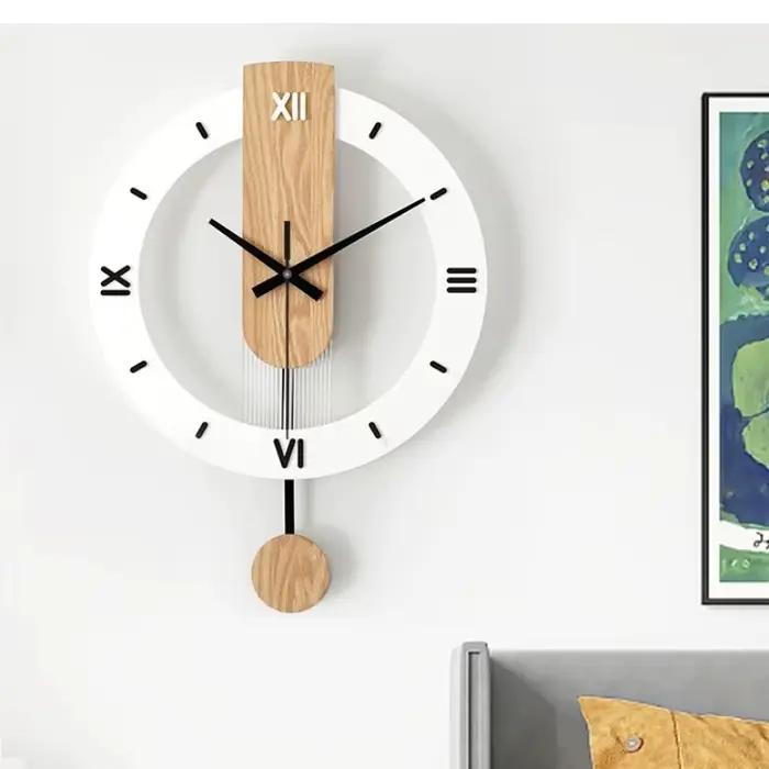 Horloge murale de luxe minimaliste