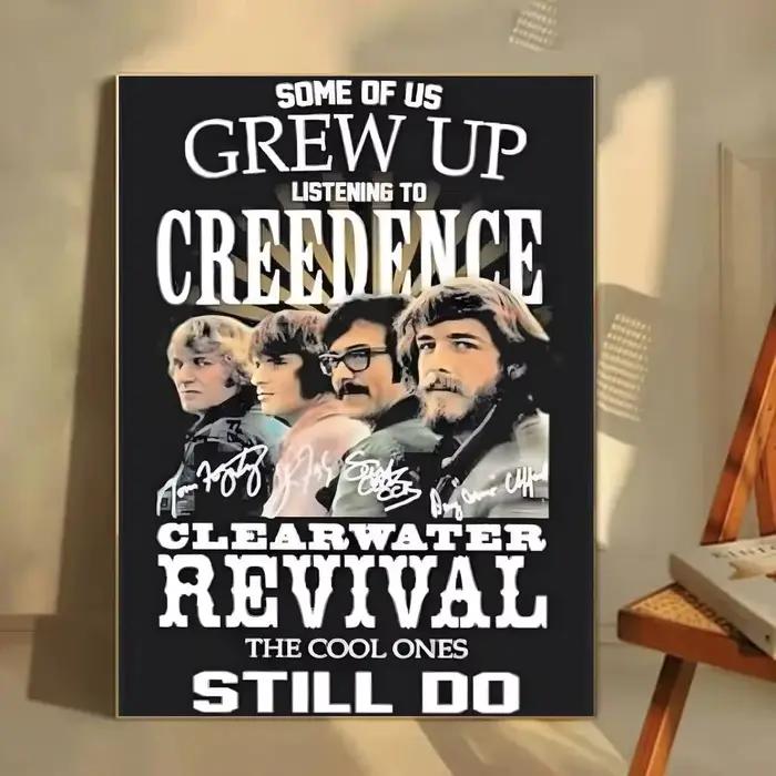 Affiche de la légendaire groupe de rock américain C-Creedence Clearwater Revival