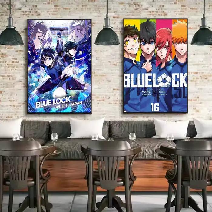 Affiche murale pop L-Lock Anime b-blue