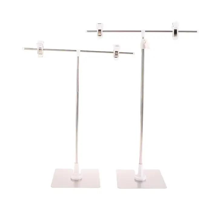 Support d'affichage pour affiches en forme de T, cadre de fond, support de clip publicitaire, accessoires vidéo, accessoires de photographie, support de toile de fond