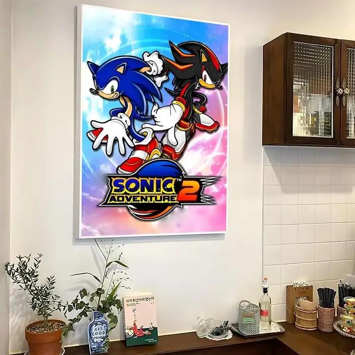 Affiche artistique élégante Swift Sonic the HedgehogS