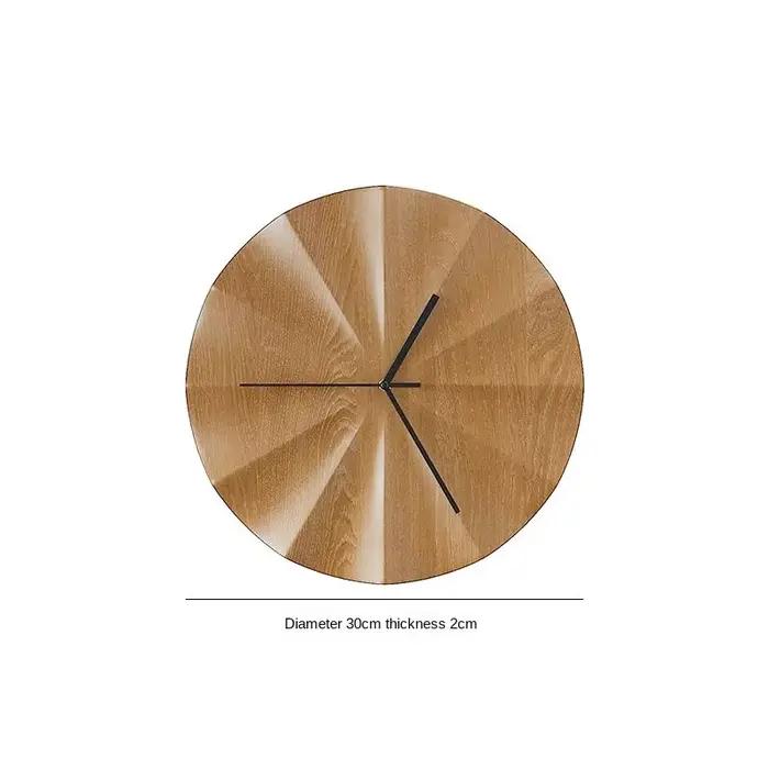 Horloges murales en bois modernes et simples de style chinois