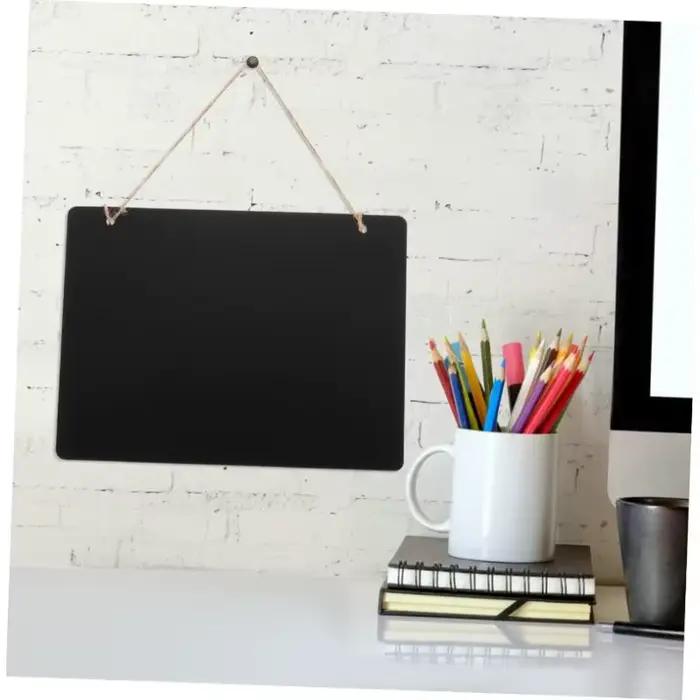 Tableau noir double face avec cordon de suspension