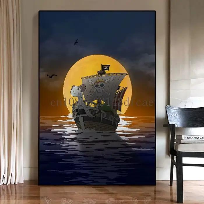 Affiche une pièce de dessin animé Ship One