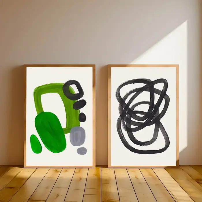 Peinture sur toile murale