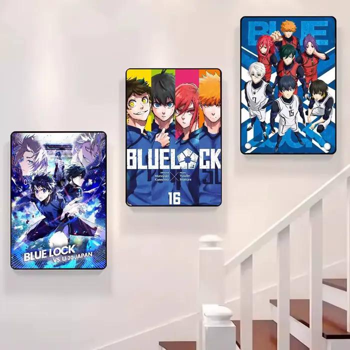 Affiche murale pop L-Lock Anime b-blue