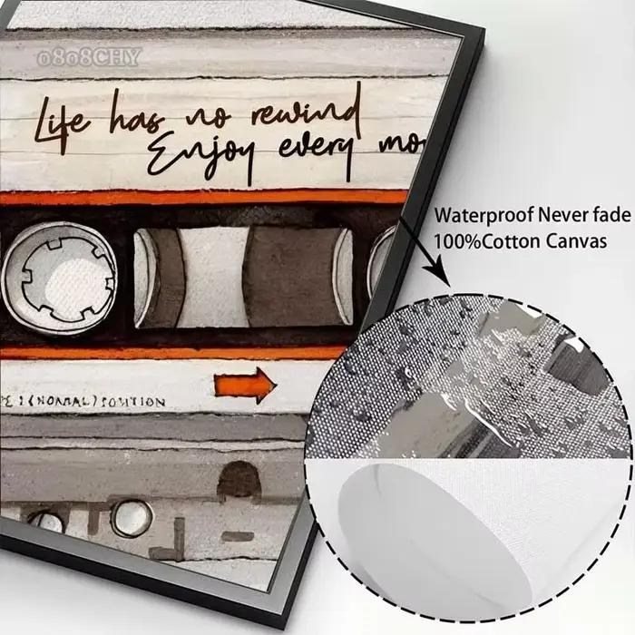 Cassette DJ platine toile affiches Unique mode impression mur Art peintures Graffiti vinyle