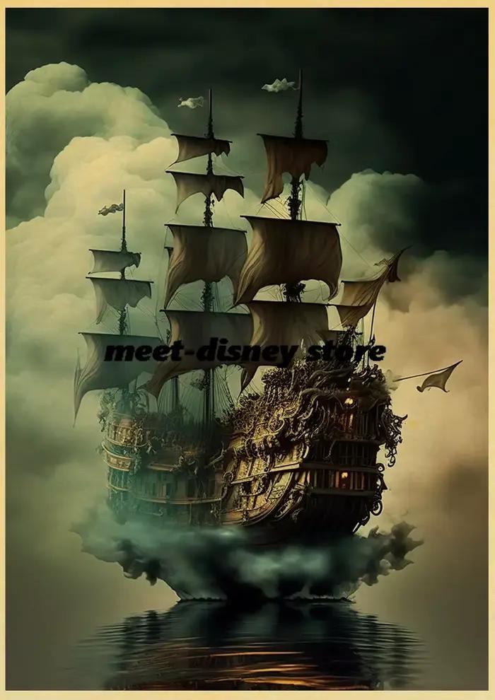 Affiches de bateau Pirate