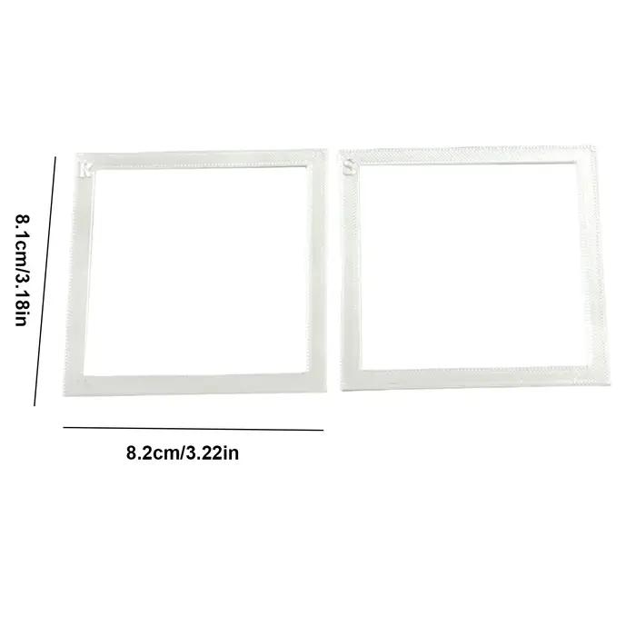 Cadre de peinture diamanté léger, 2 pièces, cadre auxiliaire pour la peinture diamantée, pour les amateurs d'artisanat, cadeau pour adultes débutants