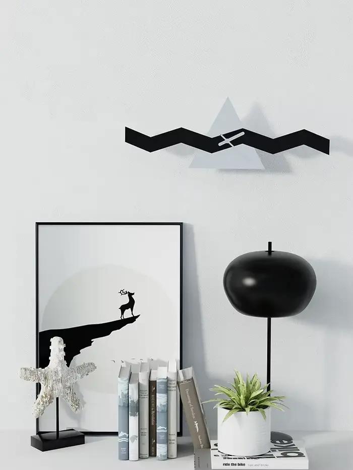 【EpeiusHome】Horloge murale d'art, décoration d'ameublement