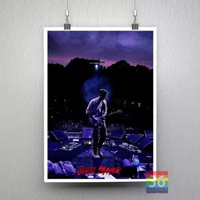 Affiche de musique rock avec impression sur toile