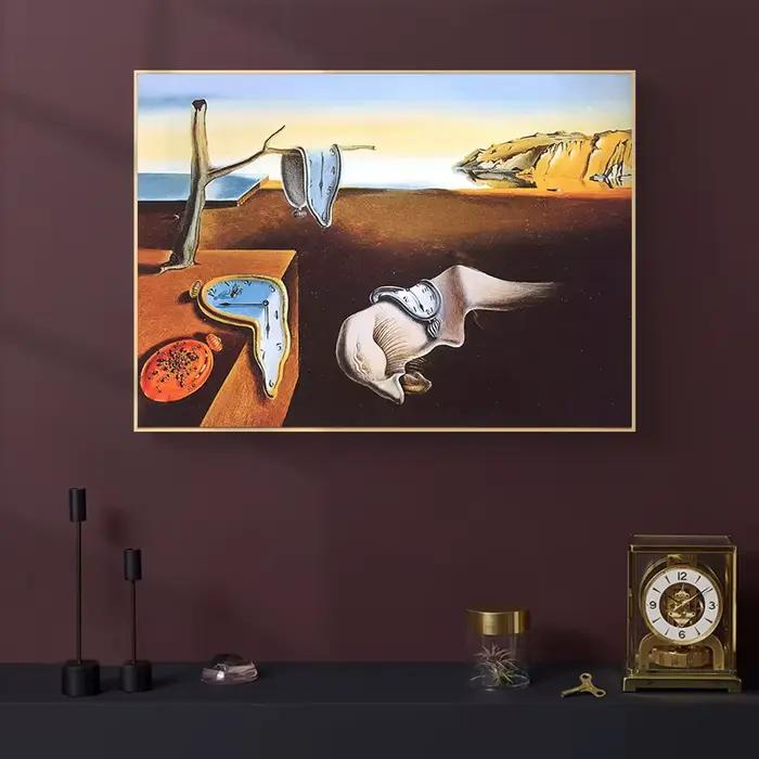 Peinture sur toile d'art célèbre surréalisme de Salvador Dali