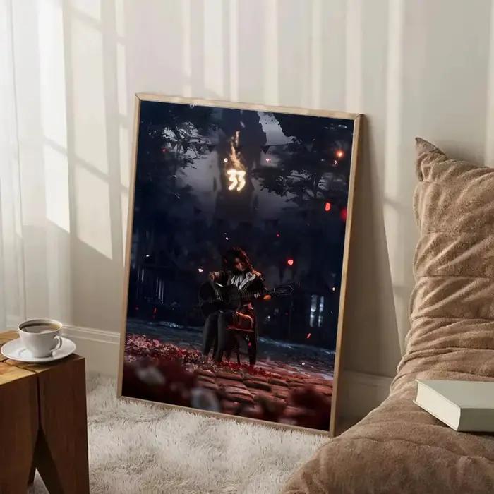 Affiche murale C-Clair O-Obscur Expedition 33 Dark Fantasy Game