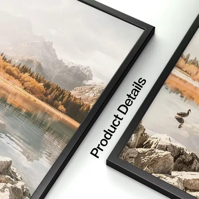 Impression d'art mural de paysage d'automne