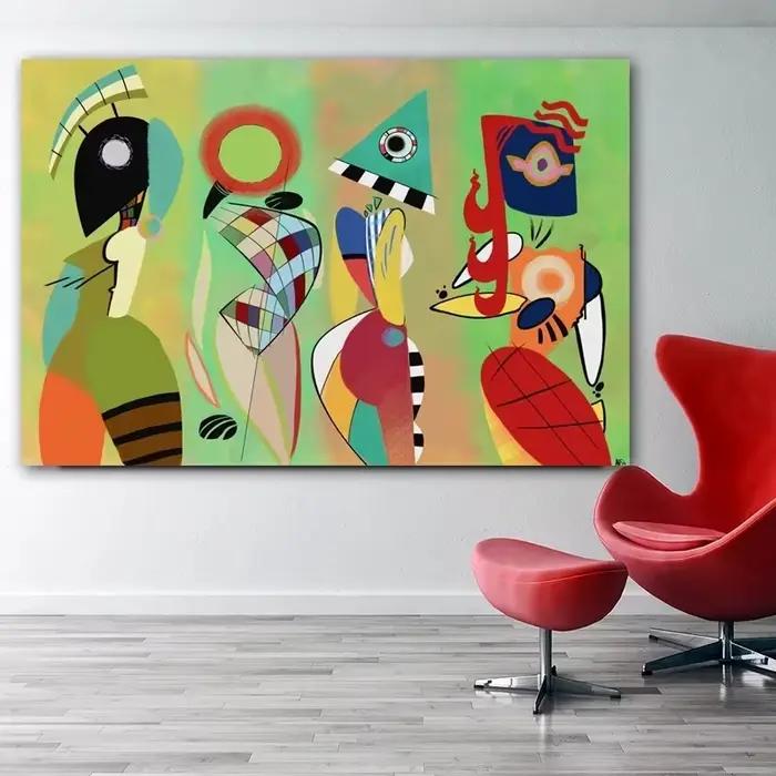 Toile de peinture Vintage Wassily Kandinsky