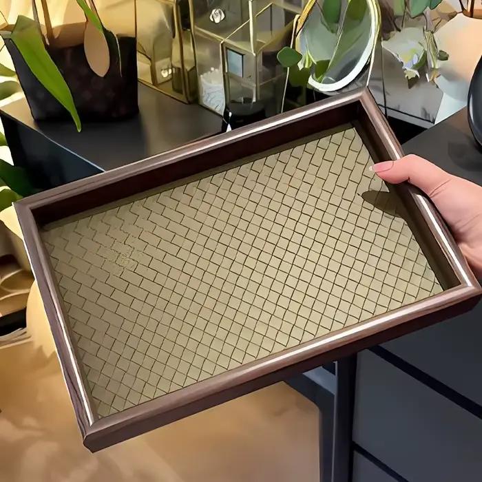 Plateaux à bijoux en bois Vintage