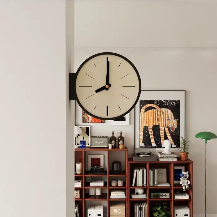 Horloge murale créative moderne suspendue