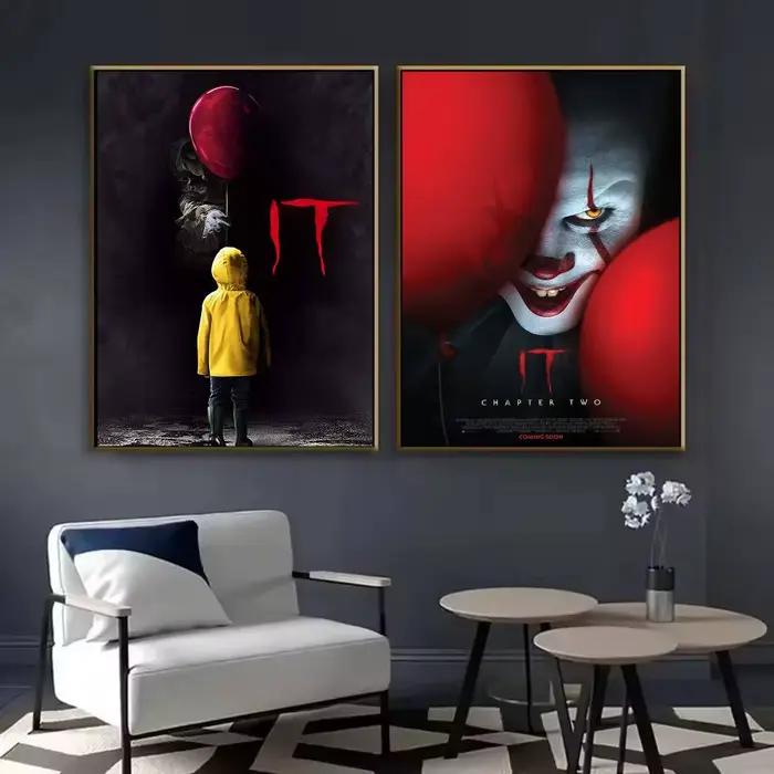 Affiche I-IT du film d'horreur Art mural de haute qualité pour maison