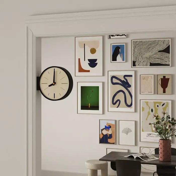 Horloge murale créative moderne suspendue