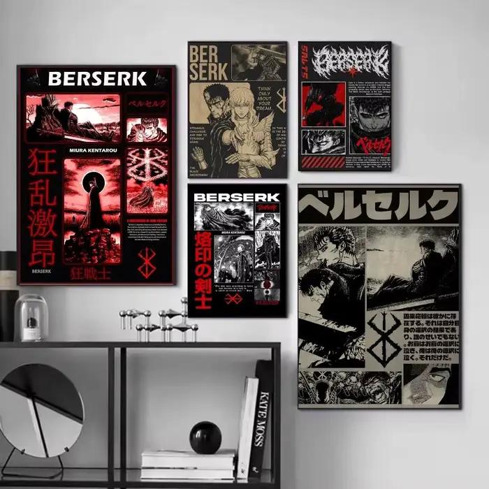 Affiches Manga Griffith imprimées Anime Berserk