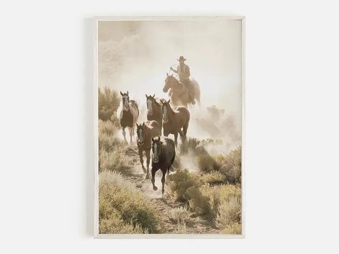 Peinture sur toile rustique pour la décoration intérieure