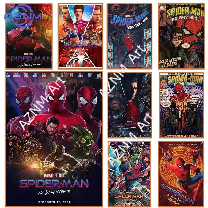Affiche de film Spiderman No Way Home et impression sur toile