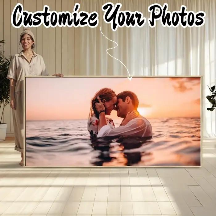 Grande impression sur toile personnalisée horizontale