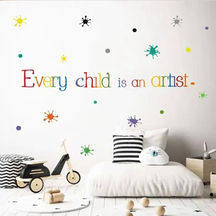 Autocollant Mural coloré pour chaque enfant
