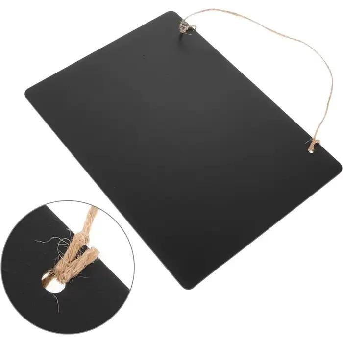 Tableau noir double face avec cordon de suspension