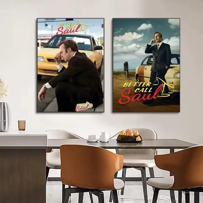 Affiche sur toile de peinture et de calligraphie TV B-Better Call S-Saul