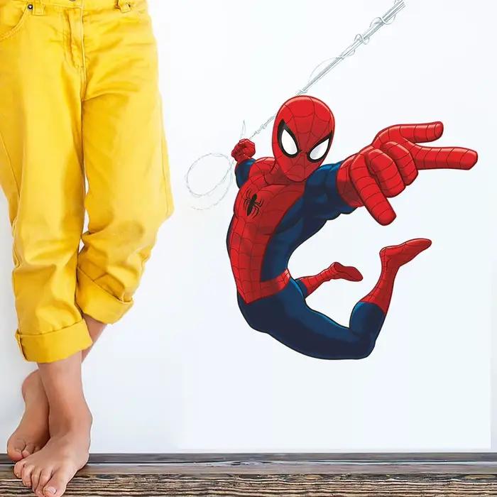 Autocollants muraux créatifs Super héros Spiderman