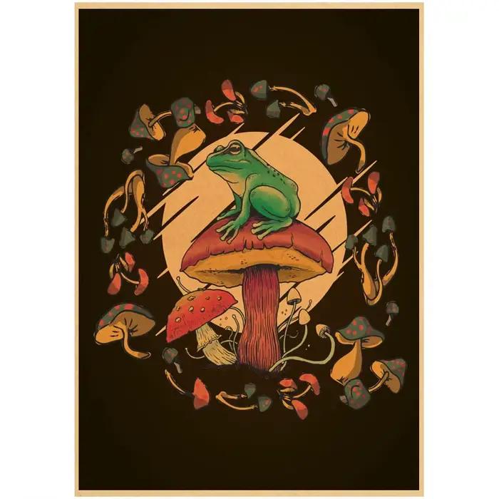 Affiche imprimée sur papier kraft