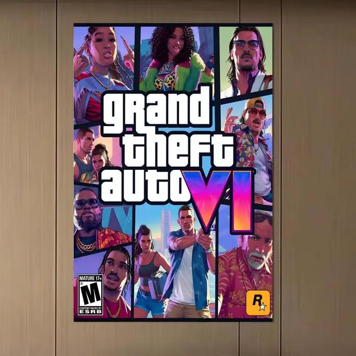Affiche artistique et élégante du jeu G-Gta 6
