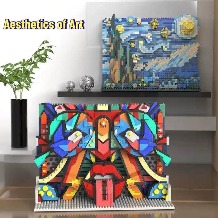 Peinture à l'huile 3D d'art célèbre
