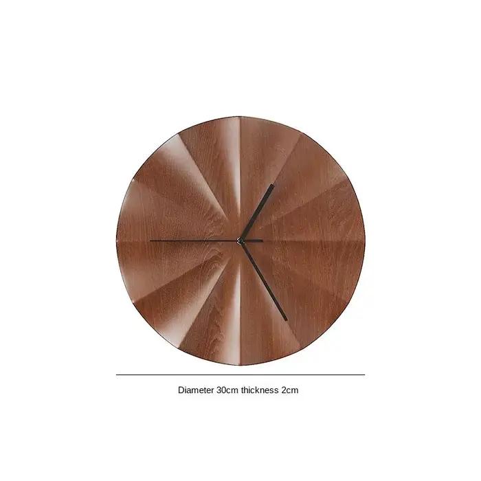 Horloges murales en bois modernes et simples de style chinois