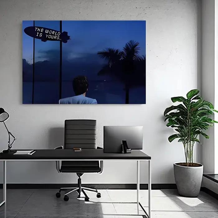 Affiche en toile de motivation du film classique Tony Montana