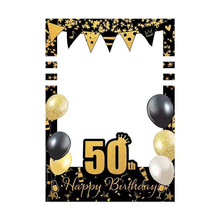 Cadre de cabine Photo pour fête d'anniversaire 30e 40e 50e 60e anniversaire