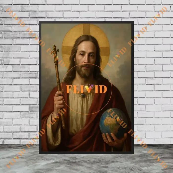 Affiche murale de Religion catholique du christianisme de jésus