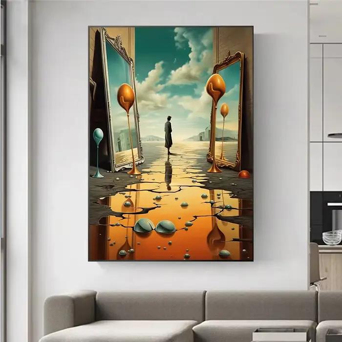 Affiches et impressions surréalistes de Salvador Dali, art mural, peinture sur toile, image abstraite pour salon, décoration de la maison