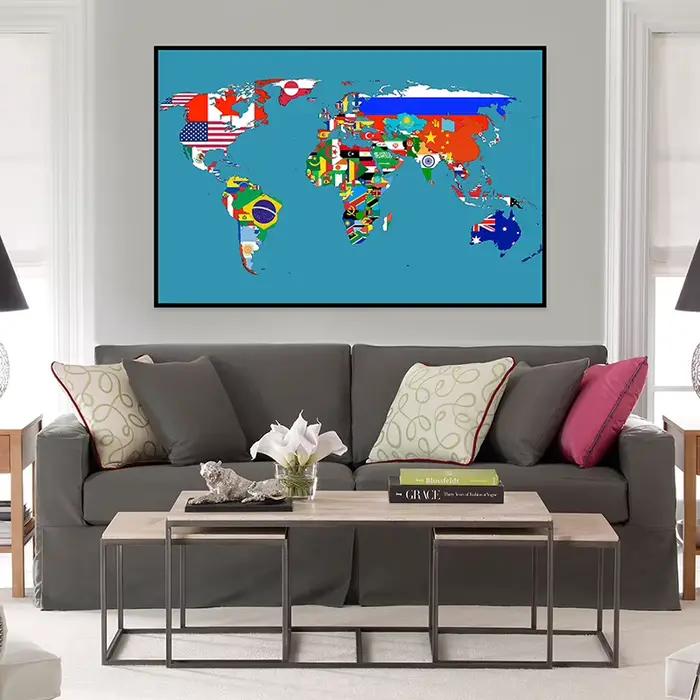 Carte du monde 59x42cm