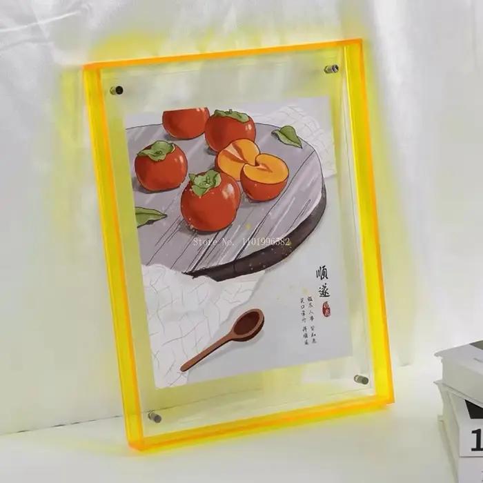 Cadre Photo en acrylique de couleur
