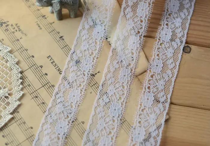 Dentelle florale décorative