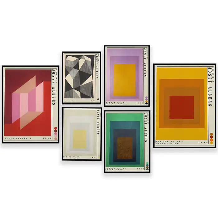 Affiche d'exposition de Josef Albers