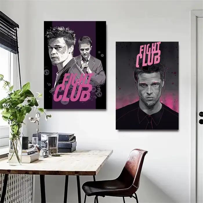 Affiche de Film de boxe du Club de combat de Film classique Brad Pitt